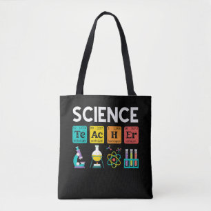 Science Teacher Chemistry Biology Physics Student Tote Bag