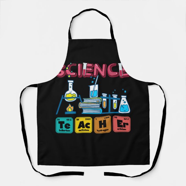 Science Teacher Chemistry Biology Physics Teacher  Apron (Front)