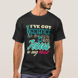 Science Teacher Christian Jesus Biology Chemistry T-Shirt