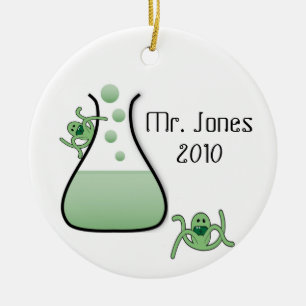 Science Teacher Christmas Ornament