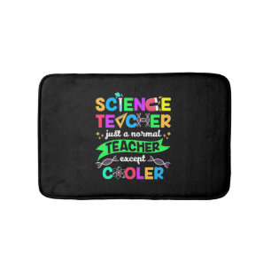 Science Teacher Cool Bath Mat