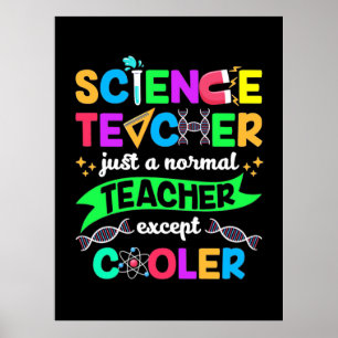 Science Teacher Cool Poster