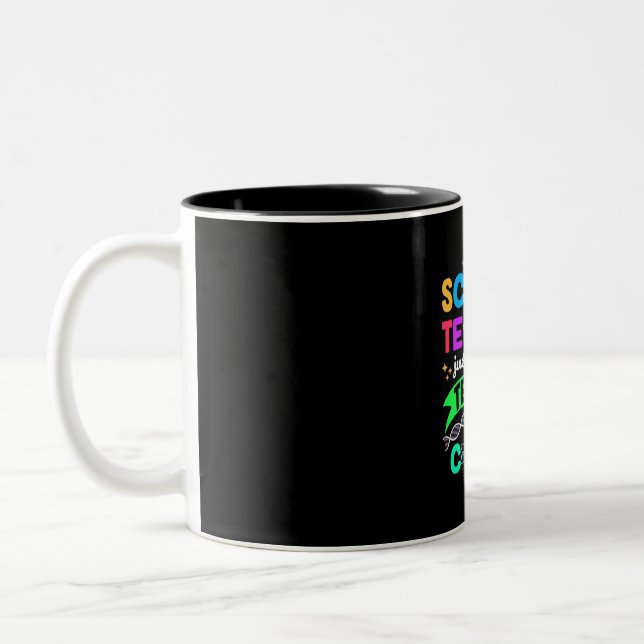 Science Teacher Cool Two-Tone Coffee Mug (Left)