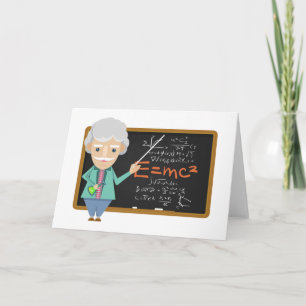 Science Teacher EMC2 Formula Card