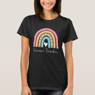 Science Teacher For Women Science Cute Rainbow T-Shirt