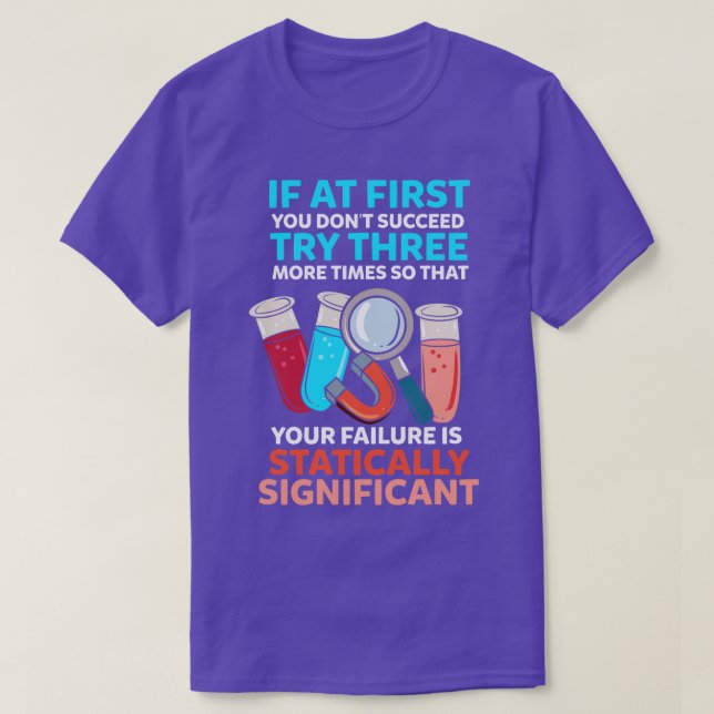 Science Teacher Funny Science 1 T-Shirt (Design Front)