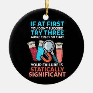 Science Teacher Funny Science Ceramic Ornament