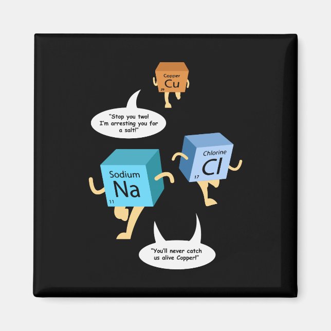 Science Teacher Geek Gag Magnet (Front)