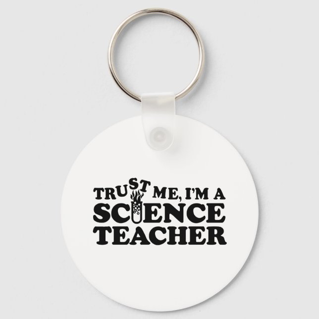 Science Teacher Key Ring (Front)