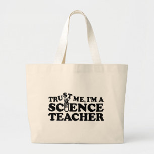 Science Teacher Large Tote Bag