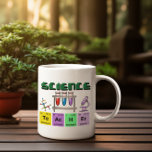 Science Teacher Mug, Gift For Teacher Coffee Mug<br><div class="desc">This mug features a clever periodic table design that spells out "Teacher" using the symbols for Tellurium (Te),  Astatine (At),  Carbon (C),  Hydrogen (H),  and Erbium (Er).

Gift this to your favorite science teacher,  or treat yourself to a mug that celebrates your passion for science and education.</div>