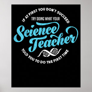 Science Teacher Must Haves Womens Teach Teacher Poster