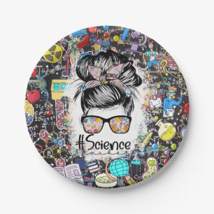 Science Teacher Paper Plate