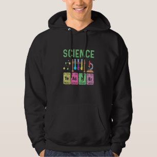 Science Teacher Periodic Table Back To School Ret Hoodie
