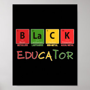 Science Teacher Periodic Table Black History Month Poster