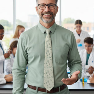 Science Teacher Profession Dad Tie
