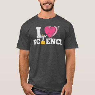 Science Teacher Scientist Student Heart Love T-Shirt