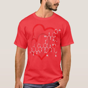 Science Teacher Valentine Day Special Oxytocin Mol T-Shirt