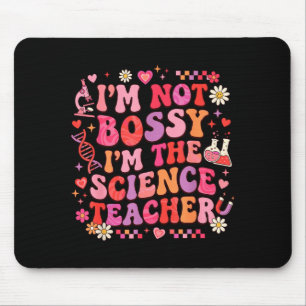 Science Teacher Valentine Retro Groovy Biology Che Mouse Pad