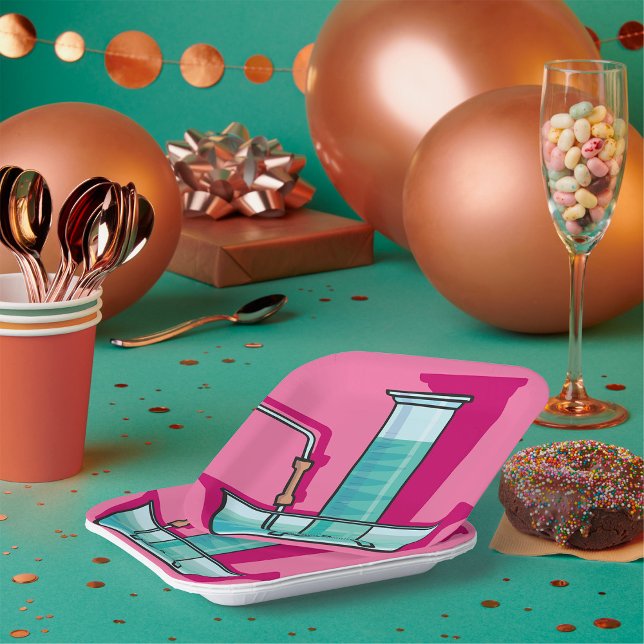 Science Test Tube Paper Plate (Creator Uploaded)