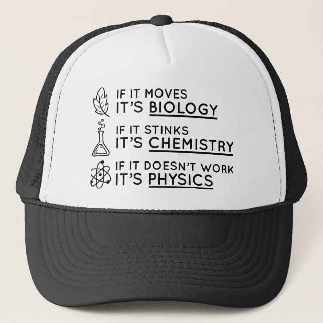 Science Trucker Hat (Front)