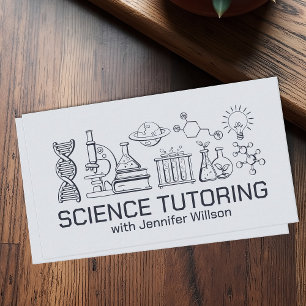 Science Tutoring - Teacher Business Card