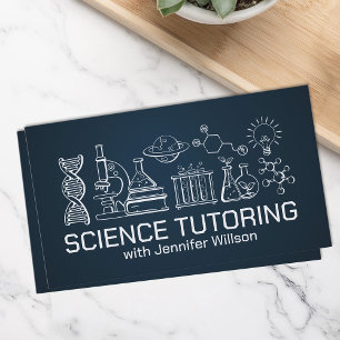 Science Tutoring - Teacher Business Card