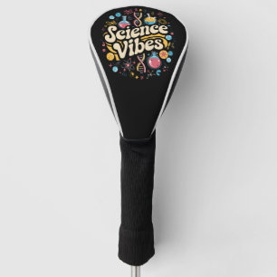 Science Vibes Groovy First Day of Back To School  Golf Head Cover