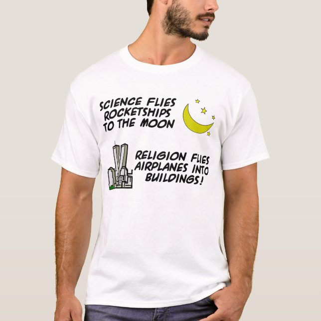 Science vs. Religion T-Shirt (Front)