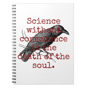 Science Without Conscience - Death Quote Notebook