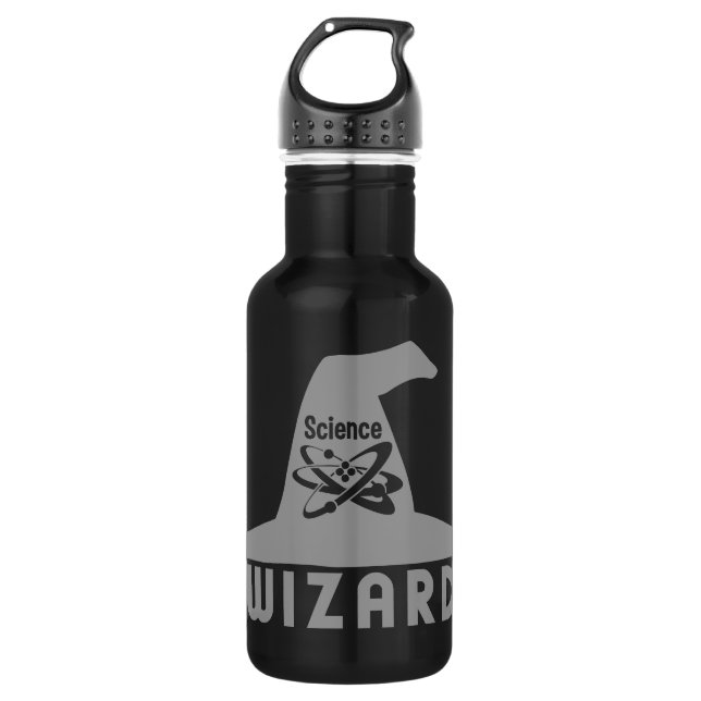 Science Wizard - choose colour 532 Ml Water Bottle (Front)