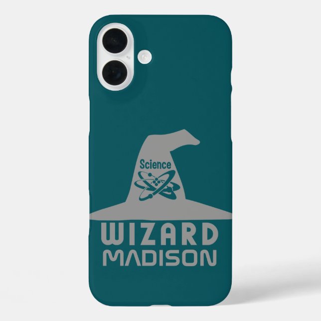 Science Wizard custom name & colour phone cases (Back)