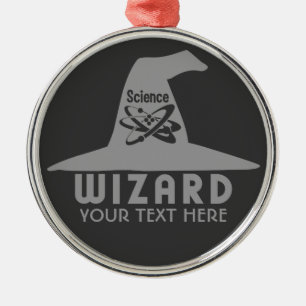 Science Wizard custom ornament