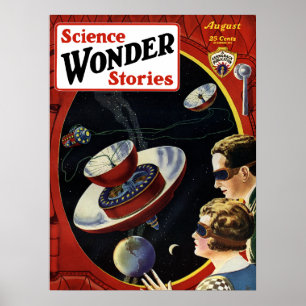 Science Wonder Stories Poster