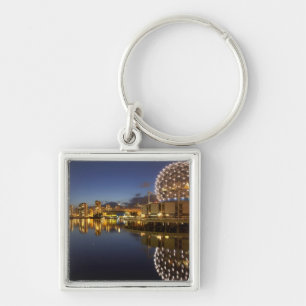 Science World and CBD reflected in False Creek, Key Ring