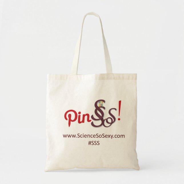 ScienceSoSexy tote bag - Pin SSS (Front)