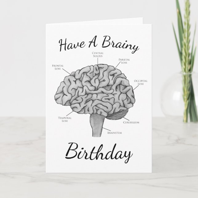 Scientific Brain Card (Front)