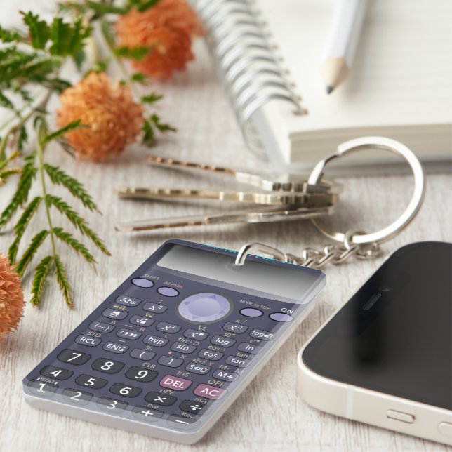 Scientific calculator key ring (Front Right)