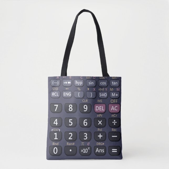 Scientific calculator tote bag (Front)