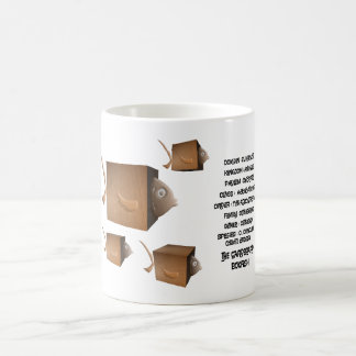 Scientific classification for cardboard boxfish coffee mug