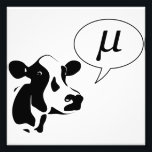 Scientific Cow Goes Mu Photo Print<br><div class="desc"></div>