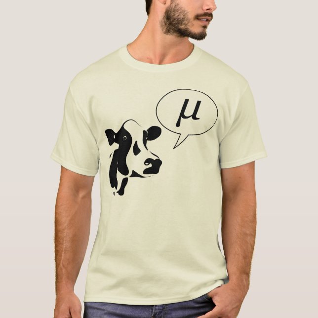 Scientific Cow Goes Mu T-Shirt (Front)