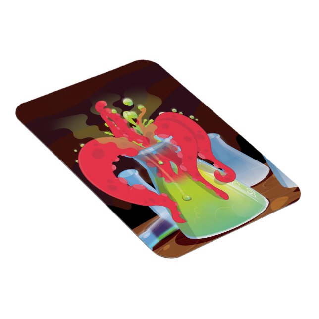 Scientific experiment flask Monster Magnet (Right Side)