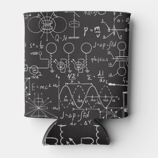 Scientific Formulas: Chalkboard Calculations Patte Can Cooler
