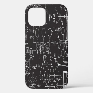 Scientific Formulas: Chalkboard Calculations Patte iPhone 12 Case