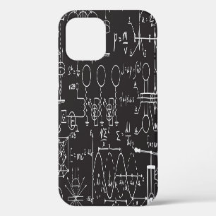 Scientific Formulas: Chalkboard Calculations Patte iPhone 12 Case