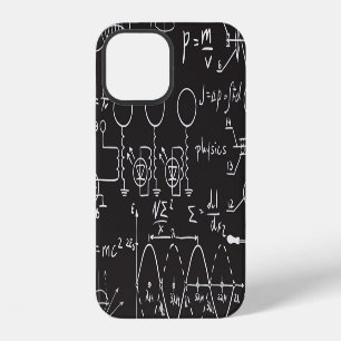 Scientific Formulas: Chalkboard Calculations Patte iPhone 12 Case