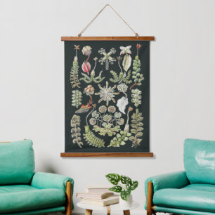 Scientific Nature Art Ernst Haeckel Liverworts Hanging Tapestry