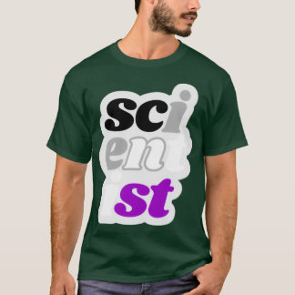 scientist asexual vertical no border T-Shirt