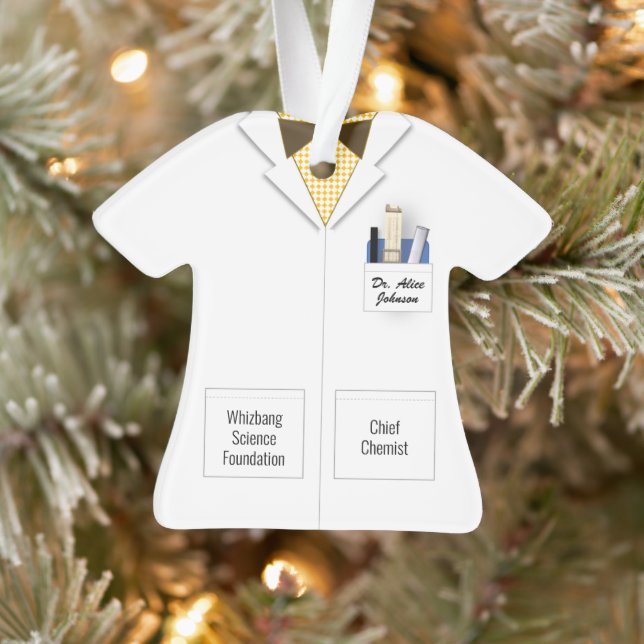 Scientist Bowtie Profession  Ornament (Tree)